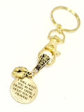 Child Loss Memorial, I Will Hold You In My Heart Until I Hold You In Heaven Keychain, Child Loss Sympathy Gift, Miscarriage Memorial Gift