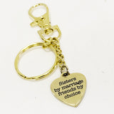 Sister In Law Gift, Stepsister Gift, Sisters By Marriage Friends By Choice, Stepsister Keychain, Sister In Law Keychain, Sister In Love Gift