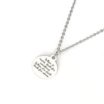 Motivating Gift, Sympathy Gift, When It Rains Look For Rainbows When It’s Dark Look For Stars Necklace, Motivating Jewelry, Motivating Quote