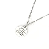 Motivating Gift, Sympathy Gift, When It Rains Look For Rainbows When It’s Dark Look For Stars Necklace, Motivating Jewelry, Motivating Quote