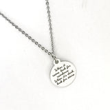 Motivating Gift, Sympathy Gift, When It Rains Look For Rainbows When It’s Dark Look For Stars Necklace, Motivating Jewelry, Motivating Quote