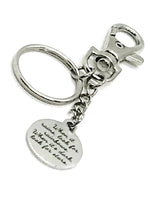 Positivity Gift, When It Rains, Look For Rainbows, When It’s Dark, Look For Stars Keychain, Keychain Gift, Positivity Quote, Sympathy Gift