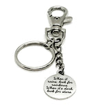 Positivity Gift, When It Rains, Look For Rainbows, When It’s Dark, Look For Stars Keychain, Keychain Gift, Positivity Quote, Sympathy Gift