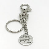 Positivity Gift, When It Rains, Look For Rainbows, When It’s Dark, Look For Stars Keychain, Keychain Gift, Positivity Quote, Sympathy Gift