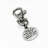 Bag Charm, When It Rains, Look For Rainbows, When It’s Dark, Look For Stars, Bag Clip, Positivity Gift, Back Pack Charm, Purse Charm