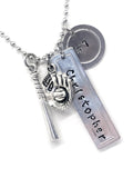 Baseball Mom Necklace, Baseball Mom Gift, Baseball Player Gifts, Senior Gifts, Graduation Gifts, Customizable Baseball Player Necklace
