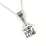 God Goals Grind Necklace, Religious Jewelry, Motivation Jewelry, Religious Gift, Religious Necklace, Christian Jewelry Gift, Sympathy Gift