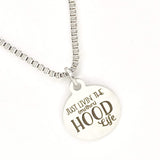 Mom Necklace, Just Livin The (Mother)HOOD Life Necklace, Mom Gift, New Mom Gift, Mom Group Gifts, Stainless Necklace, Mothers Day Gift