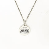 Christian Jewelry, As Iron Sharpens Iron Necklace, Proverbs 27 17, Sharpen Each Other, Bible Verse Jewelry, Christian Gift, Scripture Gift