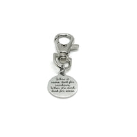 Bag Charm, When It Rains, Look For Rainbows, When It’s Dark, Look For Stars, Bag Clip, Positivity Gift, Back Pack Charm, Purse Charm
