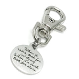 Bag Charm, When It Rains, Look For Rainbows, When It’s Dark, Look For Stars, Bag Clip, Positivity Gift, Back Pack Charm, Purse Charm