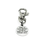 Bag Charm, When It Rains, Look For Rainbows, When It’s Dark, Look For Stars, Bag Clip, Positivity Gift, Back Pack Charm, Purse Charm