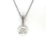 Positivity Gift, When It Rains Look For Rainbows When It’s Dark Look For Stars Necklace, Positivity Quote, Positivity Jewelry, Motivating