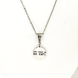 Positivity Gift, Live Today in ALL CAPS Necklace, Positivity Quote, Positivity Jewelry, Motivating Jewelry, Encouragement Gift for Daughter