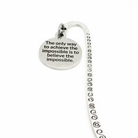 Bookmark Gift, Believe The Impossible, Achieve The Impossible Bookmark, Encouraging Bookmark, Student Athlete Gift, Signing Day Gift