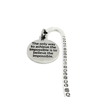 Bookmark Gift, Believe The Impossible, Achieve The Impossible Bookmark, Encouraging Bookmark, Student Athlete Gift, Signing Day Gift