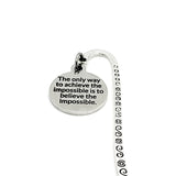 Bookmark Gift, Believe The Impossible, Achieve The Impossible Bookmark, Encouraging Bookmark, Student Athlete Gift, Signing Day Gift