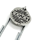 Coach Gift, Coach Words Bookmark, Coach End Of Season Gift, Coach Thank You Gift, Softball Coach Gift, Charm Bookmark, Paperclip Bookmark