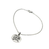 Charm Anklet, Live Laugh Love Anklet, Live Laugh Love Charm, Love Gift, Daughter Gift, Wife Gift, Stainless Charm Anklet Gift
