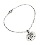 Charm Anklet, Live Laugh Love Anklet, Live Laugh Love Charm, Love Gift, Daughter Gift, Wife Gift, Stainless Charm Anklet Gift