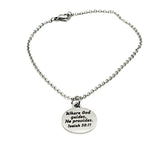 Charm Bracelet, Where God Guides, He Provides Scripture Charm, Isaiah 58 11 Charm, Christian Bracelet Gift, Stainless Charm Bracelet