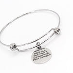 Christian Bracelet, PRAY On It, PRAY Over It, But Most Of All, PRAY Through It, Charm Bracelet, Stacking Bracelet, Expanding Bangle