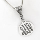 Christian Gift, So Do Not Fear Necklace, Christian Necklace, Isaiah 41 10 Necklace, Scripture Gift, Scripture Necklace