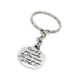 Christian Gift, Cast All Of Your Anxieties On Him Keychain,  He Cares For You, 1st Peter 5 7, Christian Keychain, Christian Scripture Gift