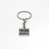 Grandpa Gift, Grandpa Keychain, Great Dads Get Promoted To Grandpas Keychain, Pregnancy Announcement, Gift for Grandpa, Grandfather Gift