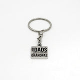 Grandpa Gift, Grandpa Keychain, Great Dads Get Promoted To Grandpas Keychain, Pregnancy Announcement, Gift for Grandpa, Grandfather Gift