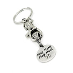 Softball Keychain, Pray Hard, Play Hard Keychain, Softball Player Gift, Daughter Gift, Gift For Her, Softball Daughter, Softball Playoffs