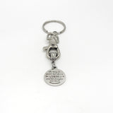 Christian Woman Gift, Praying Woman Gift, She May Be Quiet Keychain, Prayer Warrior Keychain, Keychain Gift, Christian Keychain