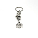 Christian Woman Gift, Praying Woman Gift, She May Be Quiet Keychain, Prayer Warrior Keychain, Keychain Gift, Christian Keychain