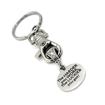 Keychain Gift, The Harder You Work, The Luckier You Get Keychain, Encouraging Gift, Sports Player Gift, Goal Setting Gifts, New Business