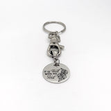 Christian Keychain, It Is Well With My Soul Keychain, Christian Gift, Religious Gift, Christian Sympathy, Moving On Gift