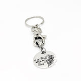 Christian Keychain, It Is Well With My Soul Keychain, Christian Gift, Religious Gift, Christian Sympathy, Moving On Gift