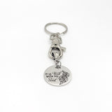 Christian Keychain, It Is Well With My Soul Keychain, Christian Gift, Religious Gift, Christian Sympathy, Moving On Gift