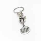 Christian Keychain, When Anxiety Was Great Within Me Keychain, Christian Gift, Religious Gift, Psalm 94 19 Charm, Scripture Keychain