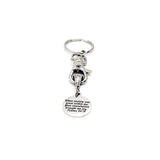 Christian Keychain, When Anxiety Was Great Within Me Keychain, Christian Gift, Religious Gift, Psalm 94 19 Charm, Scripture Keychain