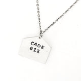 Softball Player Gift, Home Plate Pendant, Softball Mom Gift, Hand Stamped Player Name, Player Number Necklace, Softball Jewelry Gift