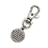 Sympathy Gift, Clip-On Charm, We Can’t Choose The Music, We Can Choose How We Dance, Motivation Quote, Bag Charm, Purse Charm