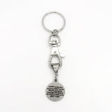 Christian Gift, God’s Time Is The Best Time Keychain, Christian Girlfriend Gift, Christian Keychain, Charm Keychain,  Wait And Pray Keychain