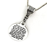 Christian Gift, So Do Not Fear Necklace, Christian Necklace, Isaiah 41 10 Necklace, Scripture Gift, Scripture Necklace