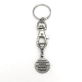 Strong Brave Humble Keychain, Keychain Gift, Motivational Quote, Motivating Gift, Encouraging Gift, Daughter Gift, Encouraging Quote