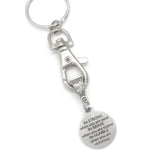 Strong Brave Humble Keychain, Keychain Gift, Motivational Quote, Motivating Gift, Encouraging Gift, Daughter Gift, Encouraging Quote