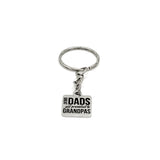 Grandpa Gift, Grandpa Keychain, Great Dads Get Promoted To Grandpas Keychain, Pregnancy Announcement, Gift for Grandpa, Grandfather Gift