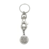 Encouragement Gift, Never Trust Your Fears, They Don’t Know Your Strength, Keychain Gift, Motivation Gift, Motivational Quote