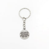 Happy Woman Gift, Wait And Pray, God’s Time Is The Best Time, Christian Gift, Christian Woman, Women’s Group Gift, Engraved Keychain Gift