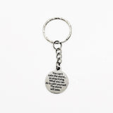 You Can’t Calm The Storm Keychain,  Calm Yourself, The Storm Will Pass, Encouraging Quote, Motivating Quote,