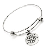 Motivation Gift, Be Strong, Be Brave, Be Humble, Charm Bracelet, Stacking Bangle, Charm Bangle, Quote Charm, Motivating Quote